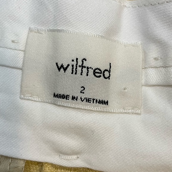 Aritzia Wilfred The Effortless Pant™ Linen Size 2 Wheat - Picture 6 of 11